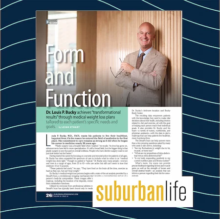 Dr. Bucky featured in Suburban Life magazine